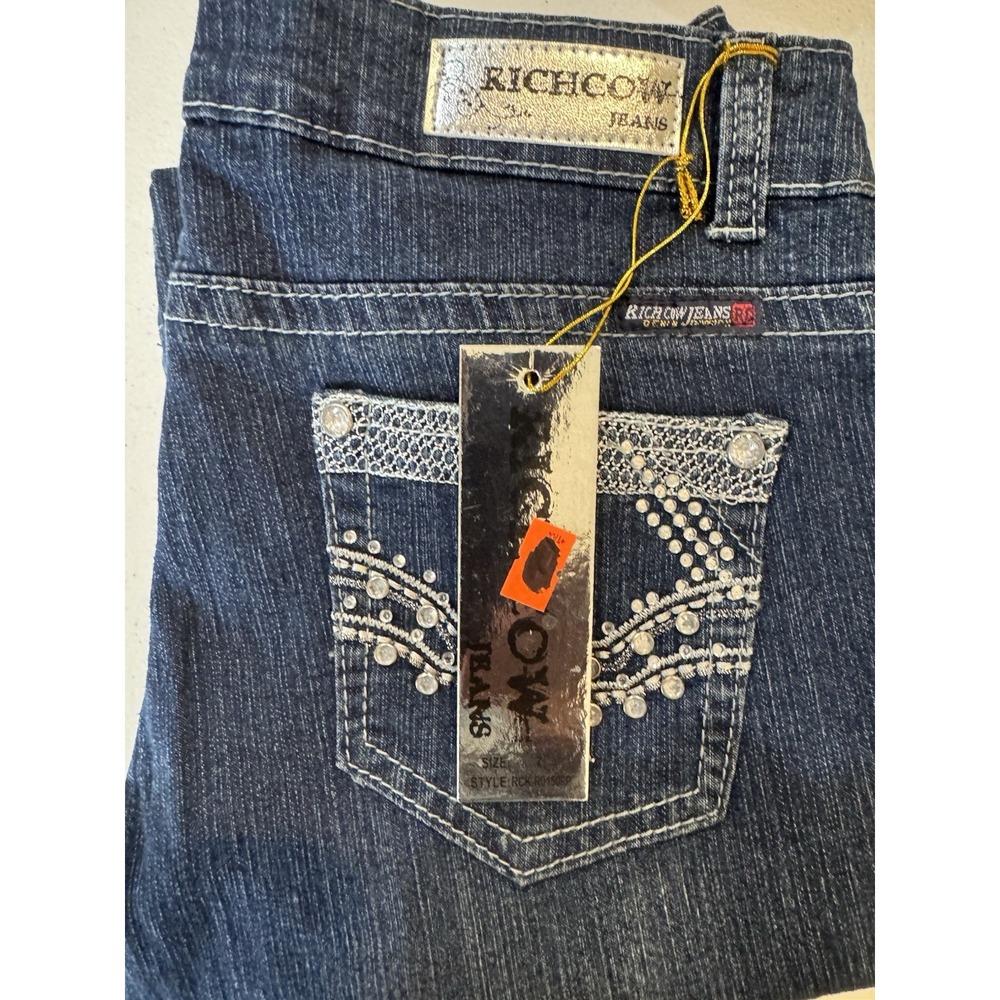 13 Wholesale Lot Womens Jeans NWT Bling Flare Straight Skinny Sizes 5-18 Denim - Picture 2 of 10